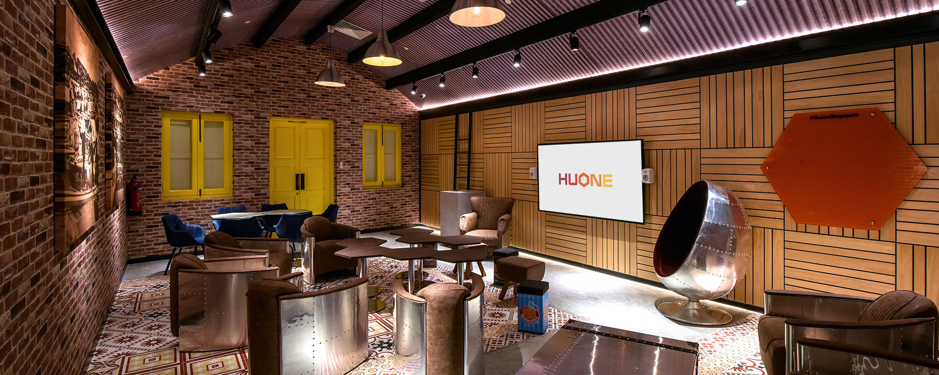 Huone Singapore creative meeting space vintage retro warehouse room_new logo