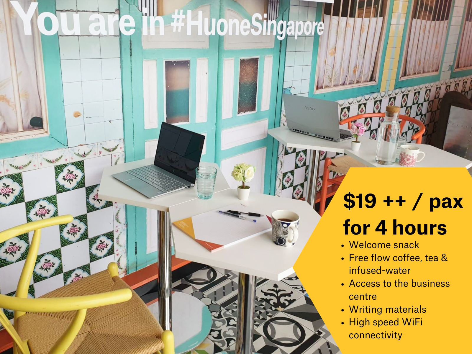 HUONE adhoc meeting spaces