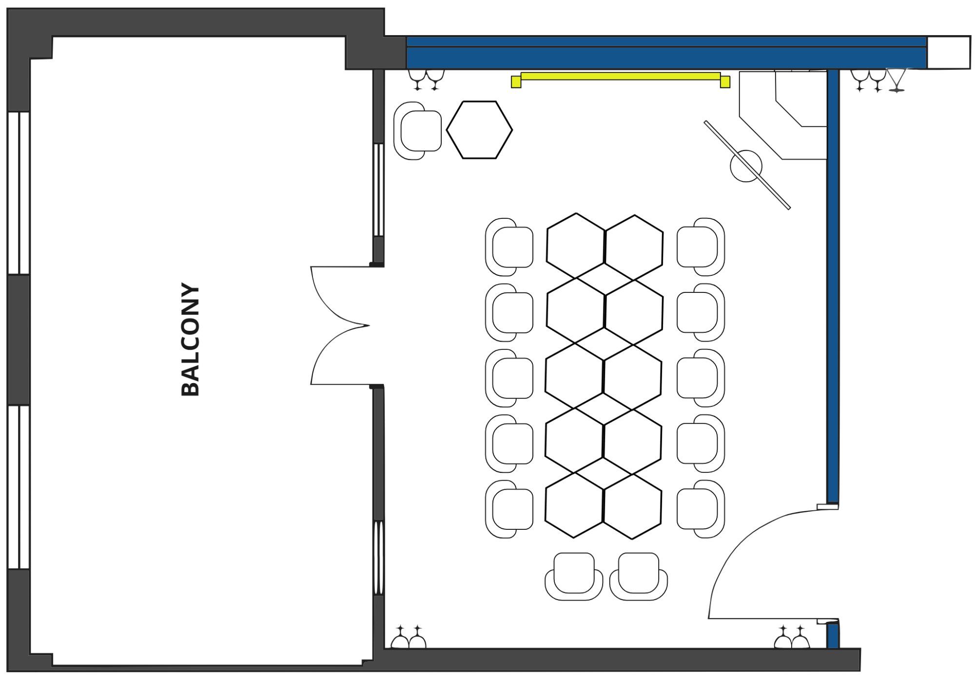 Event Space, Meeting Room, Function Room, Conference Room, Seminar Room, Workshop Room, Training Room, Classroom