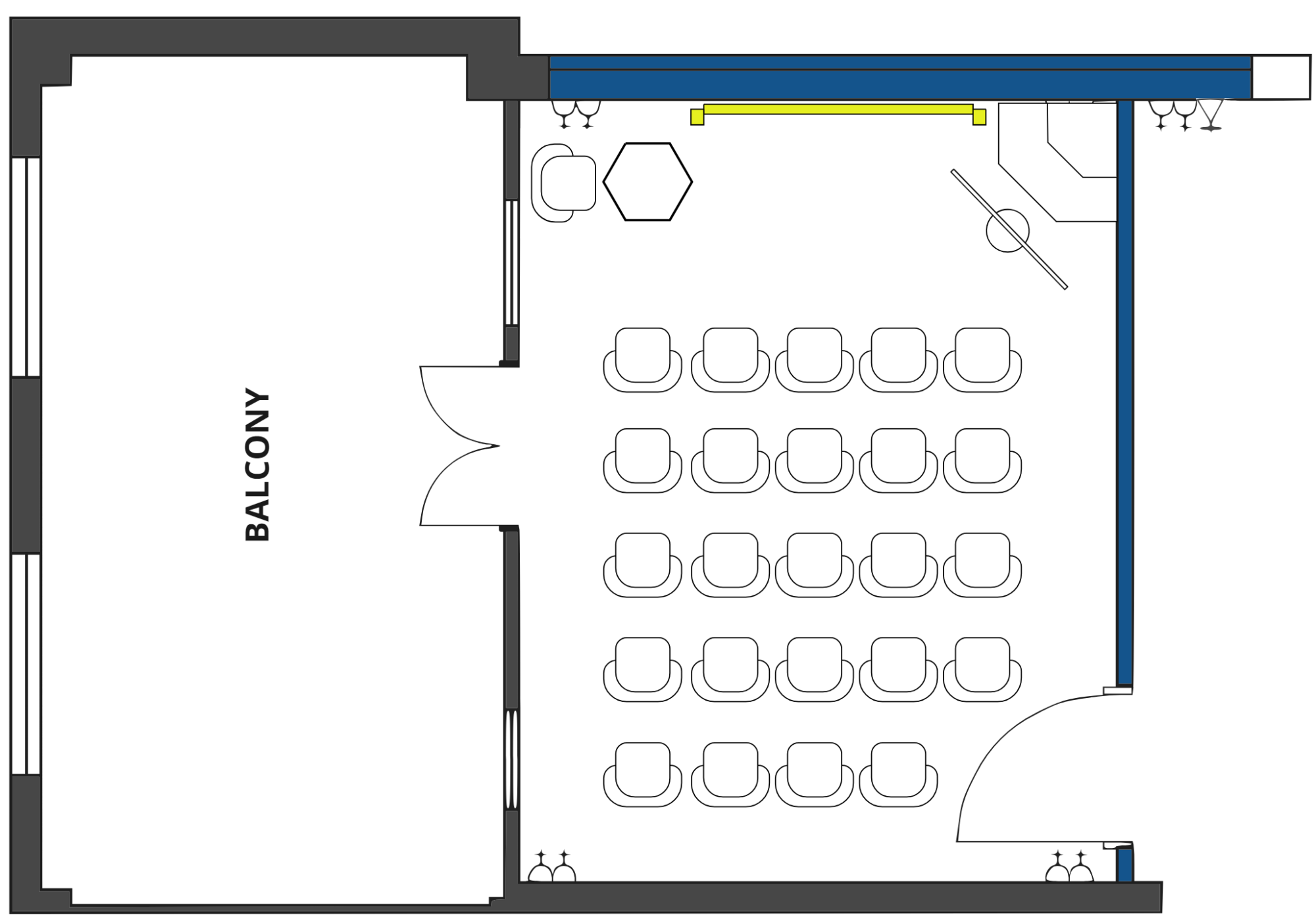 Event Space, Meeting Room, Function Room, Conference Room, Seminar Room, Workshop Room, Training Room, Classroom