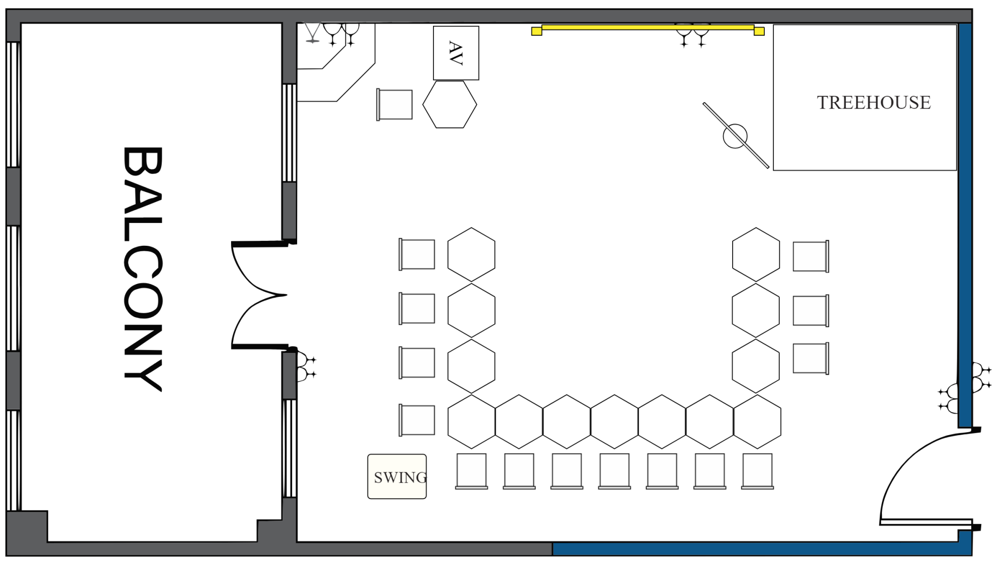 CAD - Swing Room - Max U Shape