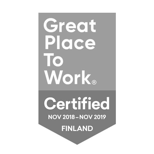 HUONE_Great place for work_Finland