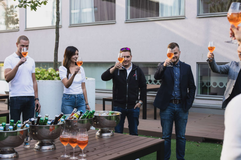 summer team day at huone helsinki_private terrace