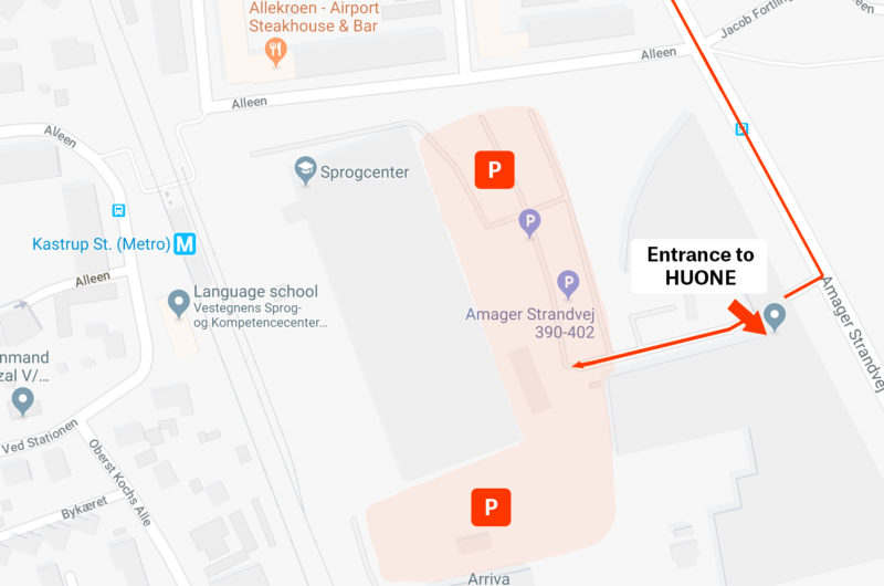 Parking lot Huone Copenhagen_